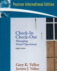 Image of CHEK-IN CHECK-OUT MANAGING HOTEL OPERATIONS Eighth Edition