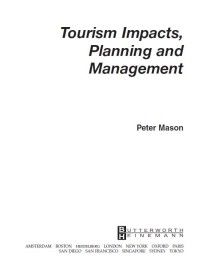 Image of EBOOK : TOURISM IMPACTS, PLANNING AND MANAGEMENT