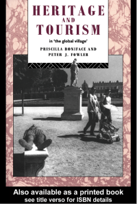 Image of E-BOOK : HERITAGE AND TOURISM IN ‘THE GLOBAL VILLAGE
