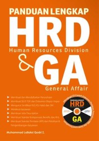 Image of PANDUAN LENGKAP HRD (HUMAN RESOUCES DIVISION) & GA (GENERAL AFFAIR)