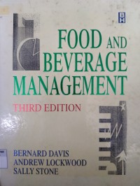 Image of FOOD AND BEVERAGE MANAGEMENT Third Edition