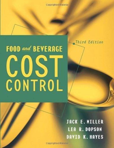 FOOD AND BEVERAGE COST CONTROL Third Edition