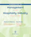 E-BOOK : MANAGEMENT IN THE HOSPITALITY INDUSTRY NINTH EDITION