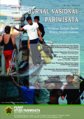 JURNAL NASIONAL PARIWISATA VOLUME 5 NOMOR 2, AGUSTUS 2013 PUSAT STUDI PARIWISATA UNIVERSITAS GAJAH MADA